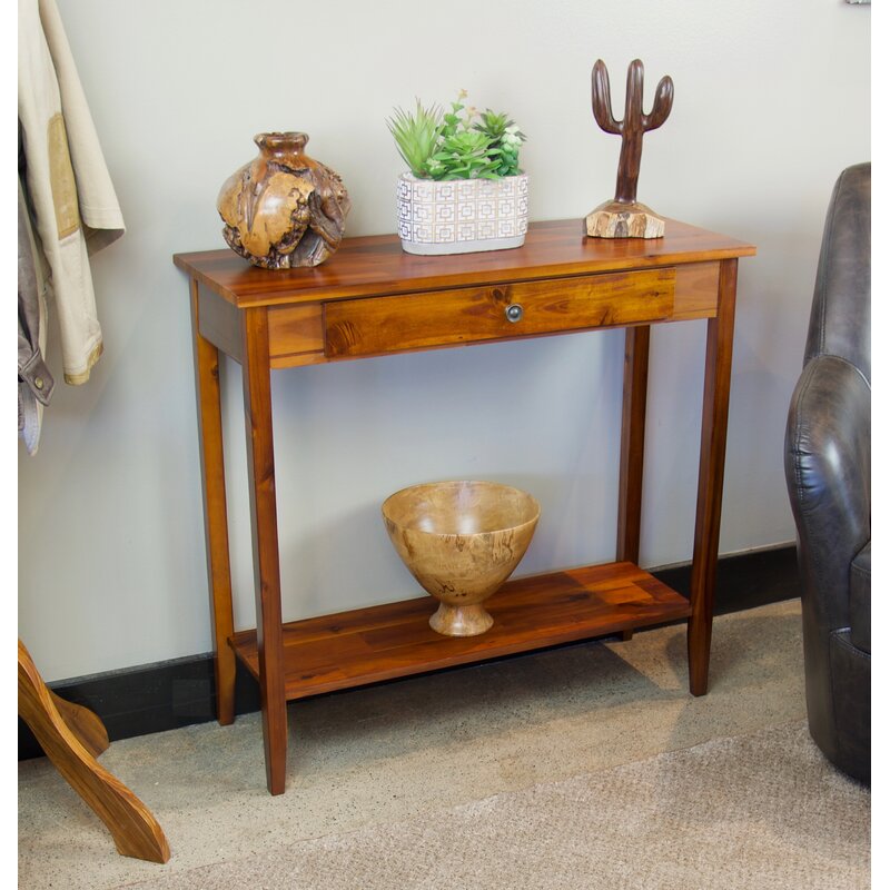 Loon Peak® Muth 32" Solid Wood Console Table Wayfair